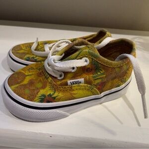 Vans Toddler Van Gogh Sunflower Print Sneaker